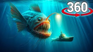 360° / VR  Deep Sea Monsters Horror Movie | Terrifying Deep Sea Creatures Video | Thalassophobia