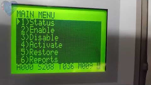 how to disable and enable est3 fire alarm system panel#firealarm
