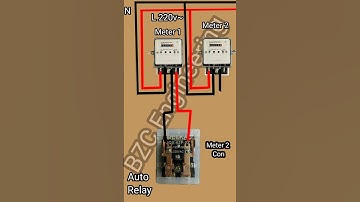 How to two meter connection|change over lagane ka tarika|how to install change over| @bzcengineering