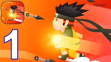 Ninja Rush - Gameplay Walkthrough Part 1 Tutorial Levels 1-15 (iOS, Android)