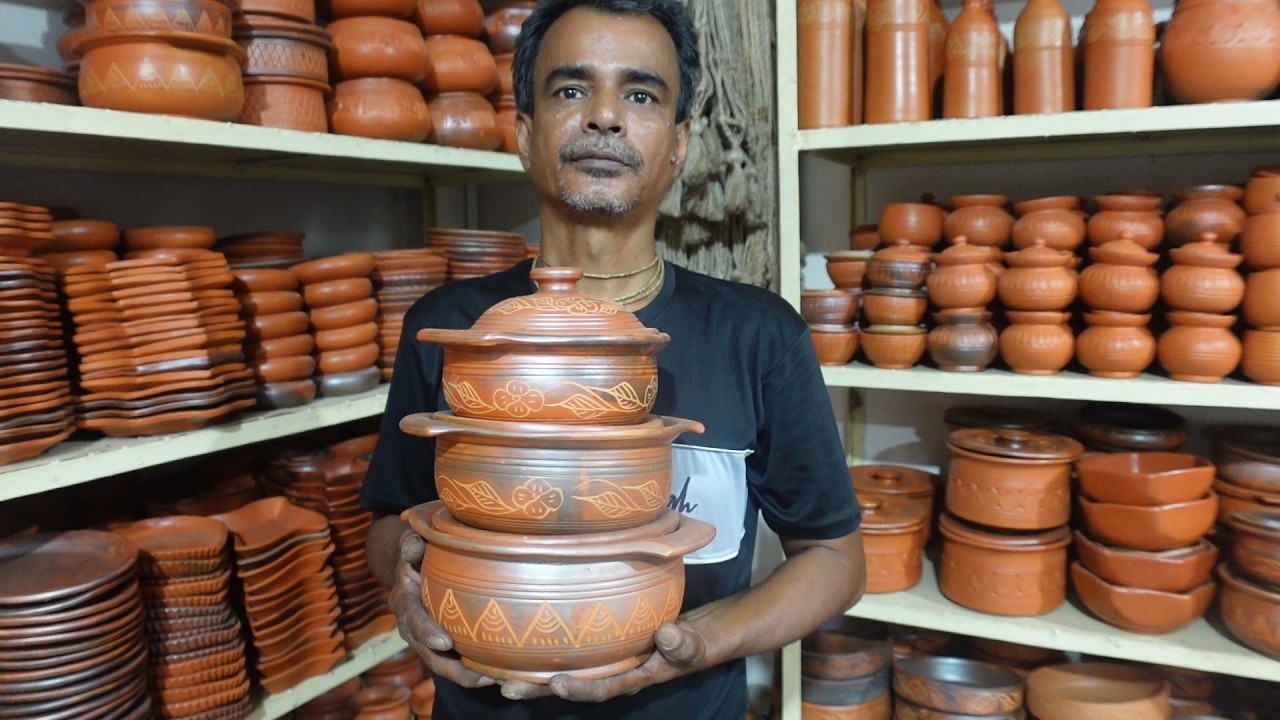 মাত্র ২৫ টাকা থেকে শুরু মাটির জিনিস ।  Mahmud Vlog