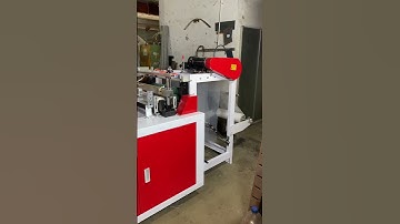 Efficient Bag-making Machine in Action: Bottom-Sealing Bag Manufacturing
