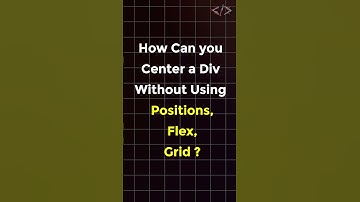 JavaScript Magic: Center a Div WITHOUT Flex, Grid, or Positions?  #codewithkg #coding #javascript