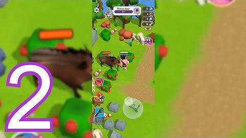 Stone Age - Gameplay Walkthrough Part 2 - Bear Attack (iOS, Android)