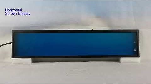 PT190BD: 19inch vertical playback Ultra Wide Bar lcd Advertising Display