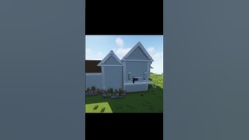 minecraft Modern Suburban Mansion #minecraft #gaming #shorts