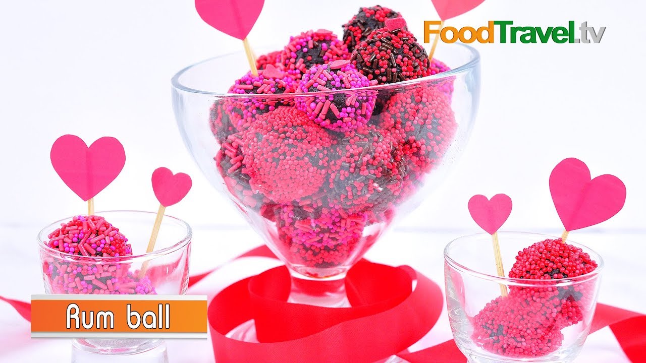 เค้กรัมบอล | Rum Ball | เมนูวันวาเลนไทน์ l FoodTravel