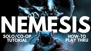 Nemesis Solo Board Game Tutorial And Playthrough