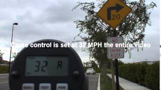 SZS E&TS speed zone on curve why it fails - cosine effect Radar & Lidar