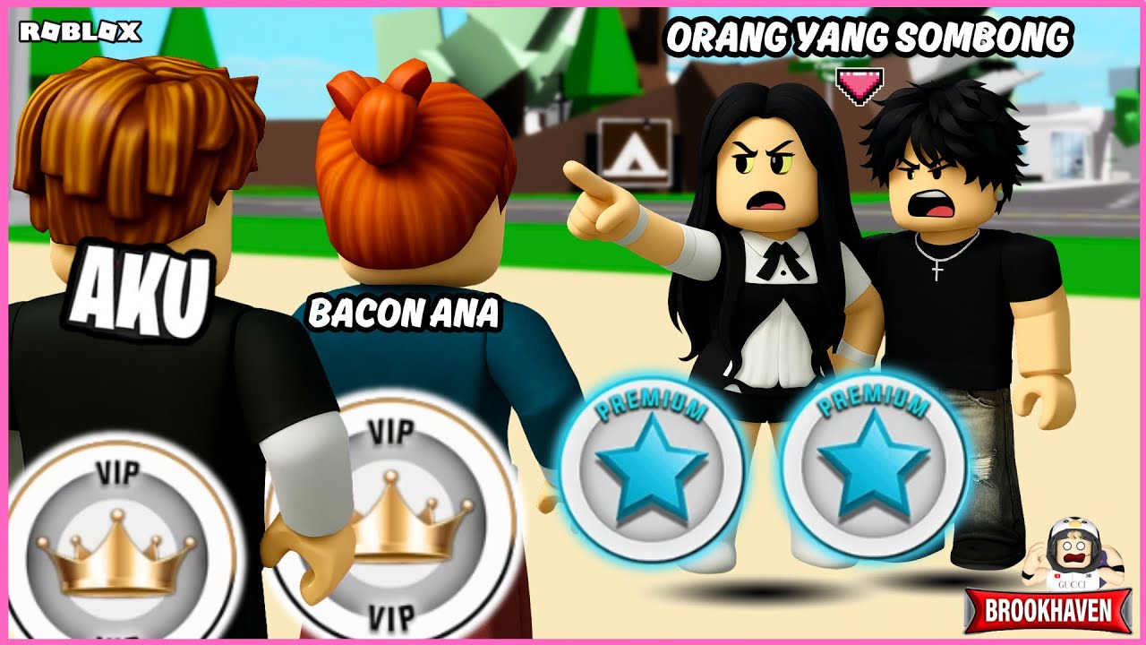 Aku Menyamar Jadi NOOB VS JADI VIP Di Brookhaven 🏡 Sesuatu Terjadi Ft 