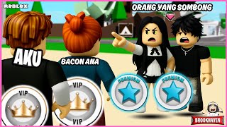 Aku Menyamar Jadi NOOB VS JADI VIP Di Brookhaven 🏡 Sesuatu Terjadi Ft @AKUSIMOMOY