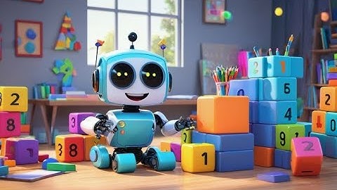 Ricky Robot Counts to Five | Fun Counting Song for Kids | Toddler Learning Rhyme