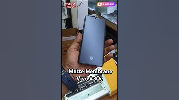 vivo v30e 5g mobile 💀📲 matte tempered glass screen protector | curved display mobile matte protector