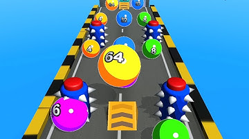 2048 Colors Ball Run - ASMR Game Very satisfying and relaxing Gameplay Walkthrough MAXFJK2