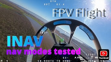 Inav "Return to home" Test EDF (Freewing 80mm A10)