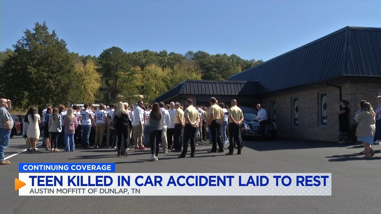 Teen killed in car accident laid to rest - YouTube