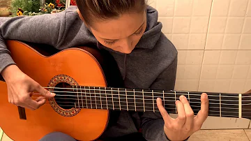 Mercedes Luján | Alma de Antonio Rey (versión guitarra flamenca)