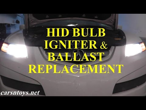 HID Headlight Bulb, Igniter Wire and Ballast Replacement with Basic Hand Tools HD