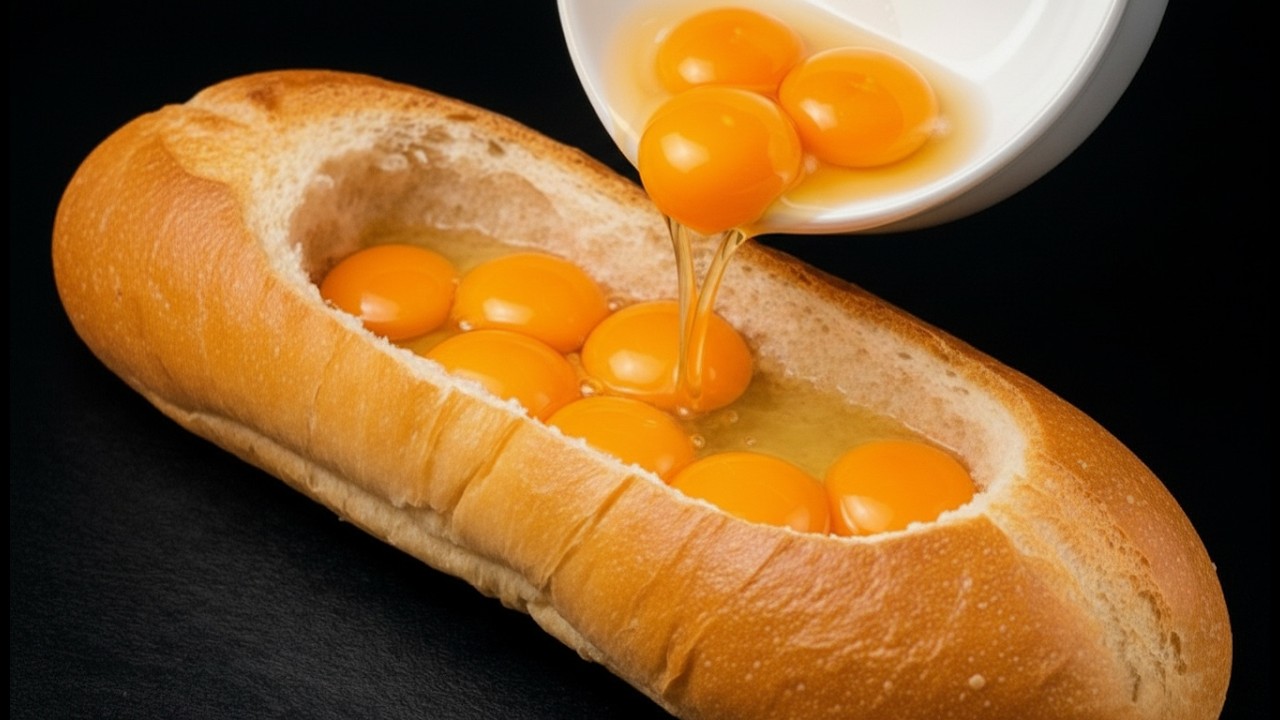 Just Pour Eggs into the Bread — My Grandma’s Brilliant Old Recipe!