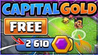 Don&#39;t miss this free capital gold @ClashOfClans | #gaming #cocnewupdate #2022