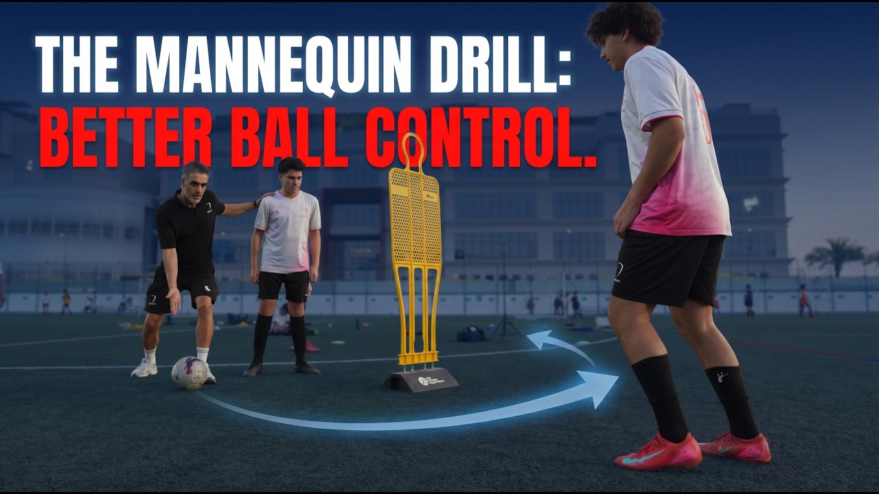How to Improve Your First Touch in Football (Mannequin Drill)