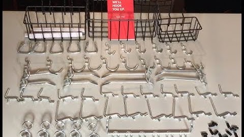 Product Review: MADD Tools pegboard  quarter inch hooks & baskets