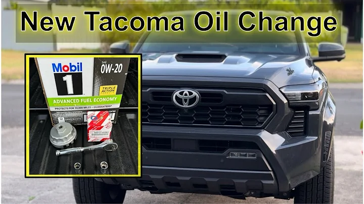 2024 Tacoma Oil Change