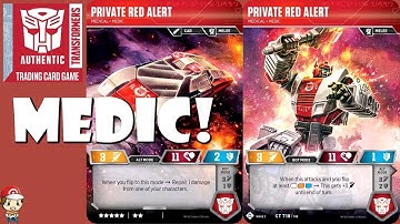 Private Red Alert Heals AND Smashes! (Transformers TCG)
