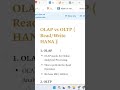 OLAP vs OLTP #sapabap #sappassion #abapdeveloper #abap #coding