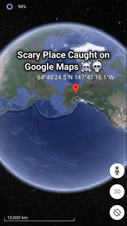 Scary Place Found on Google Maps! 💀 #shorts