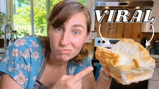 Is the VIRAL Cottage Cheese Bread worth the HYPE??? #keto #carnivore #cottagecheese