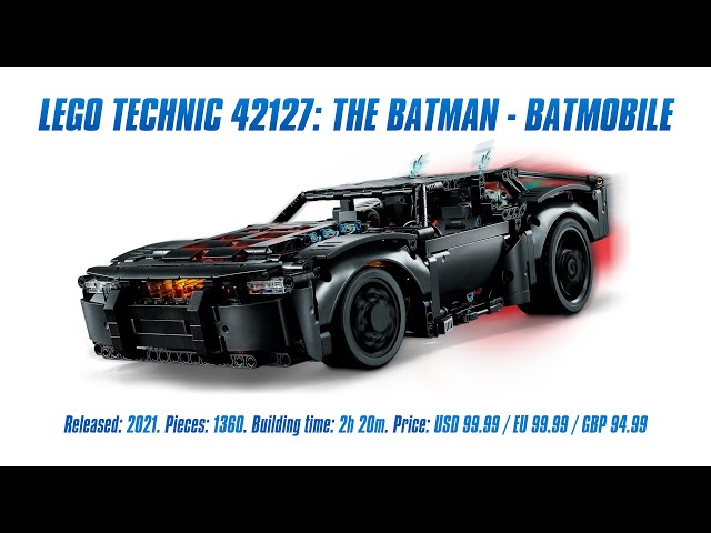 LEGO Technic THE BATMAN – BATMOBILE 42127 : r/batman