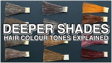 Hair Color Theory Ep 7 - What TONES are in deeper level shades? Brunette..copper..red?