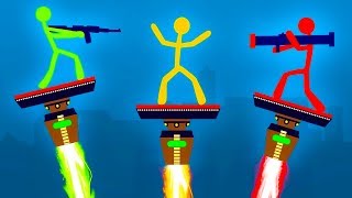 картинка: ПОДНИМАЙ РУКИ ВВЕРХ! Я СМОГ ВЫИГРАТЬ! ЭТО ПРОСТО БЕЗУМИЕ! БЕЗУМНО АДСКИЕ СРАЖЕНИЕ В STICK FIGHT