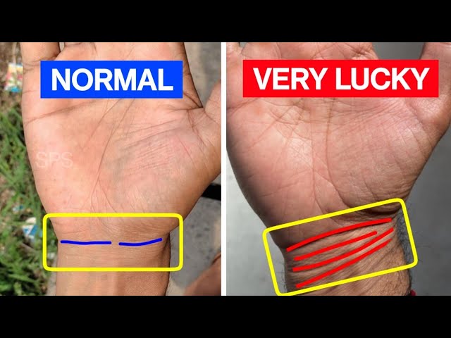 Palmistry:Bracelet Line 4(Winning lottery) - YouTube