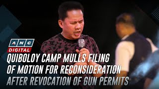 Quiboloy camp mulls filing of MR after revocation of gun permits