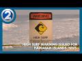 High Surf Warning issued for Hawaiian Islands: NWS 