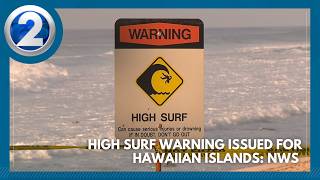 High Surf Warning issued for Hawaiian Islands: NWS 