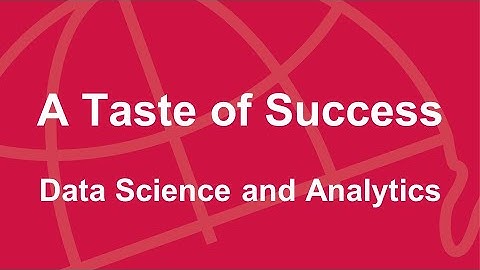Taste of Success: Data Science & Analytics