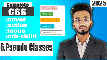 کلاس شبه در css | آموزش CSS برای مبتدیان - قسمت 6 | دوره کامل CSS