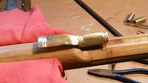 long rifle build Lancaster county pt. 30 making the ramrod pipes and the entry pipe