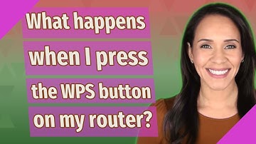 What happens when I press the WPS button on my router?