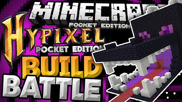 BUILD BATTLE for MCPE 0.13.0!!! - Hypixel PE Minigames Server - Minecraft PE (Pocket Edition)