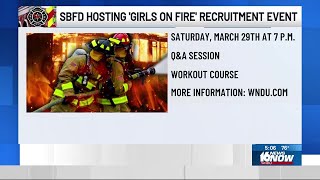 South Bend Fire  Dept. looking to recruit more women firefighters through ‘Girls on Fire’ event