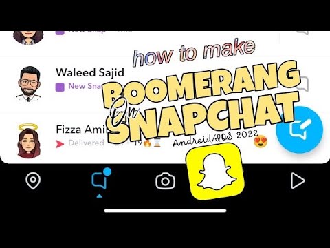 How to make a Boomerang on Snapchat 2022 | Android/IOS