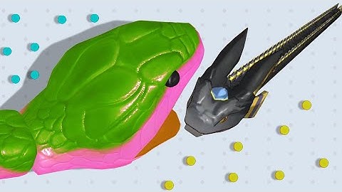 Snake Clash! .io - MAX LEVEL Gameplay! NEW GAME! #snakeclash 