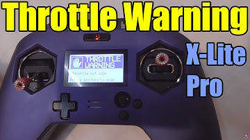 How to calibrate Sticks of FrSky Taranis X-Lite Pro radio? (Throttle not idle)