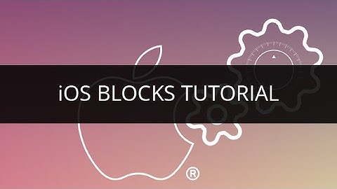iOS Blocks Tutorial | Blocks in iOS | iOS Tutorial for Beginners | Edureka