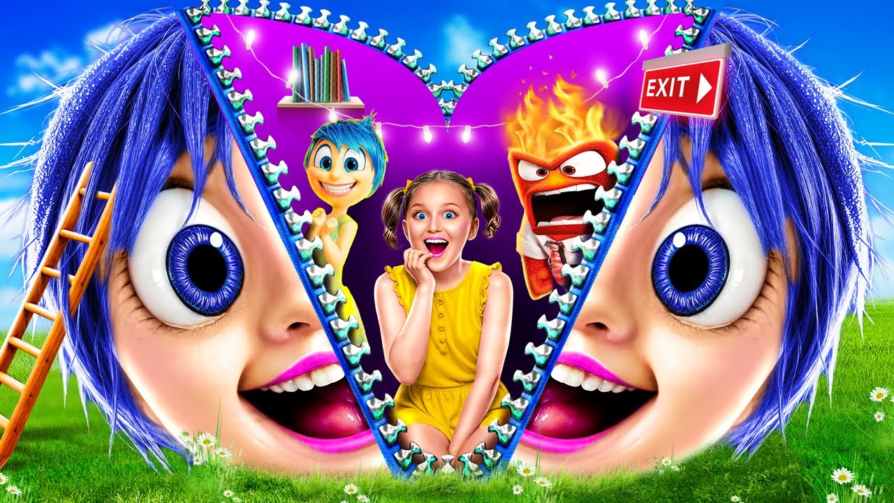 Postavíme Malý dům pro V hlavě 2! Když mě Ovládnou Emoce! V Hlavě 2 v Reálném životě!