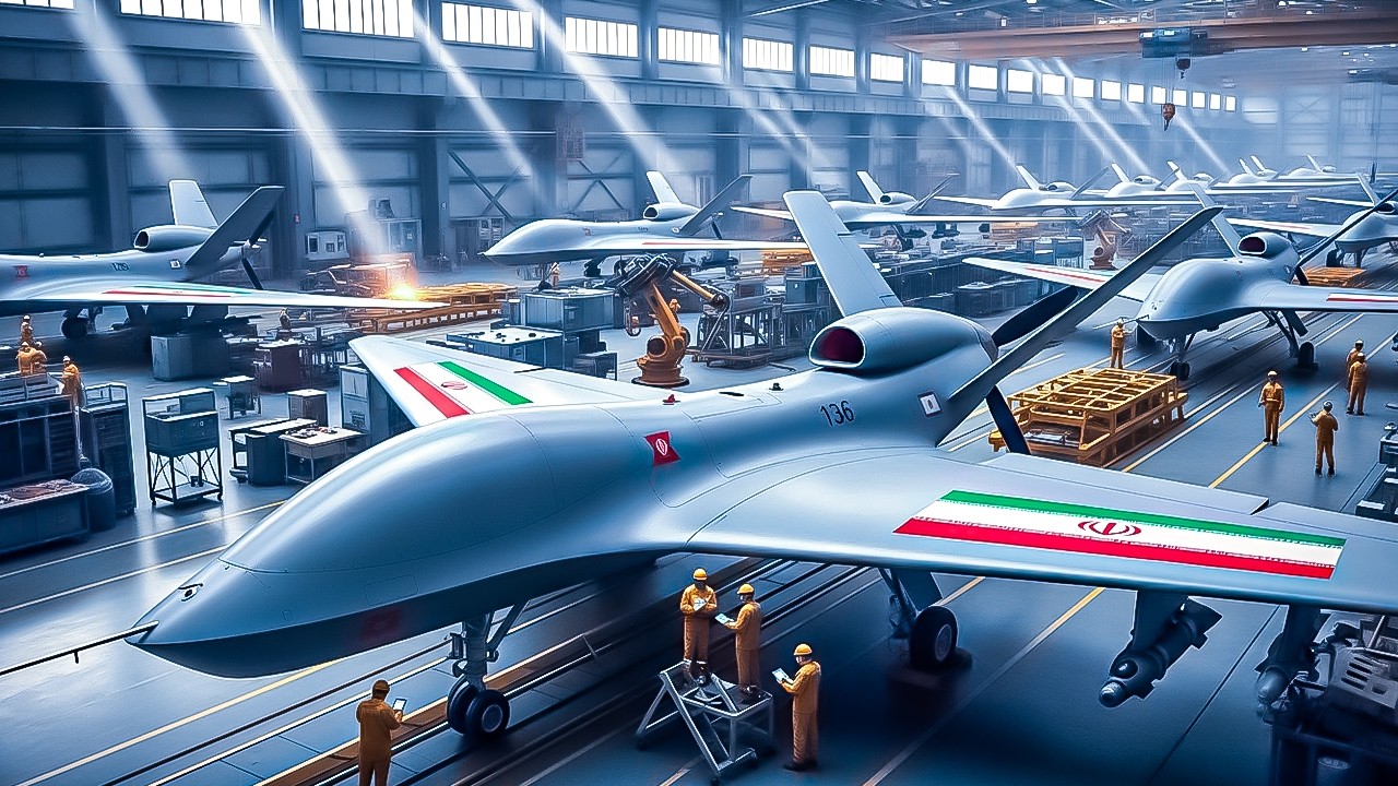 Inside Iran’s Secret Shahed-136 Drone Factory | Full Production Process #TheFactoryNarrative #shahed